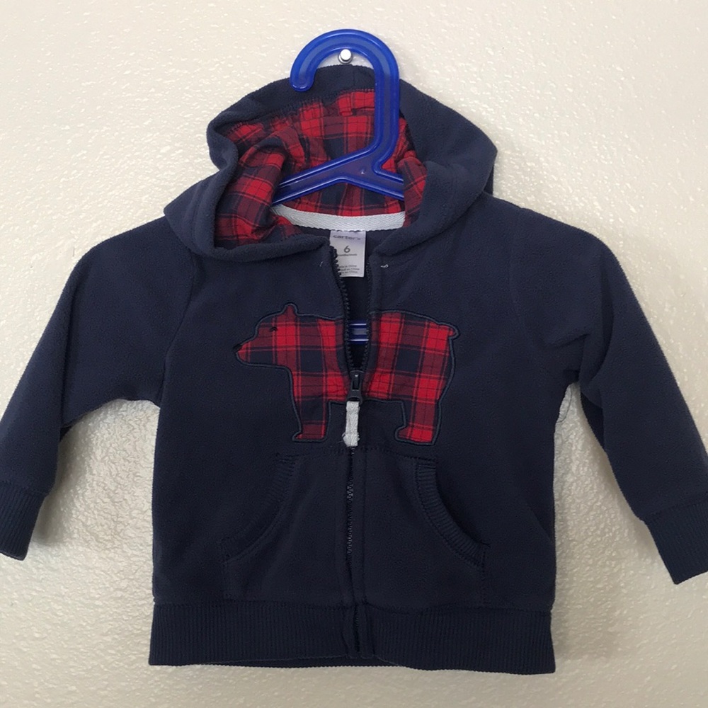 🔵3/$20 EUC CARTER’S Fleece Hoodie with Ears